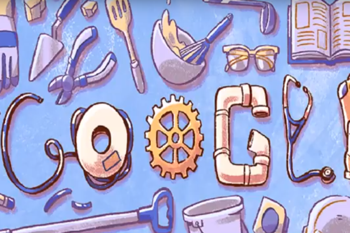 Google Doodle celebrates America’s workers on Labor Day 2018