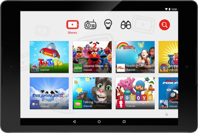 YouTube Kids Screenshot